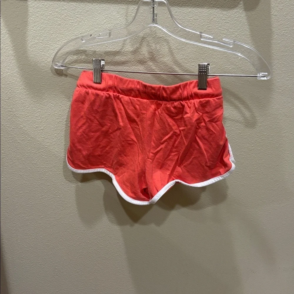 Old Navy Red Athletic Shorts with White Trim